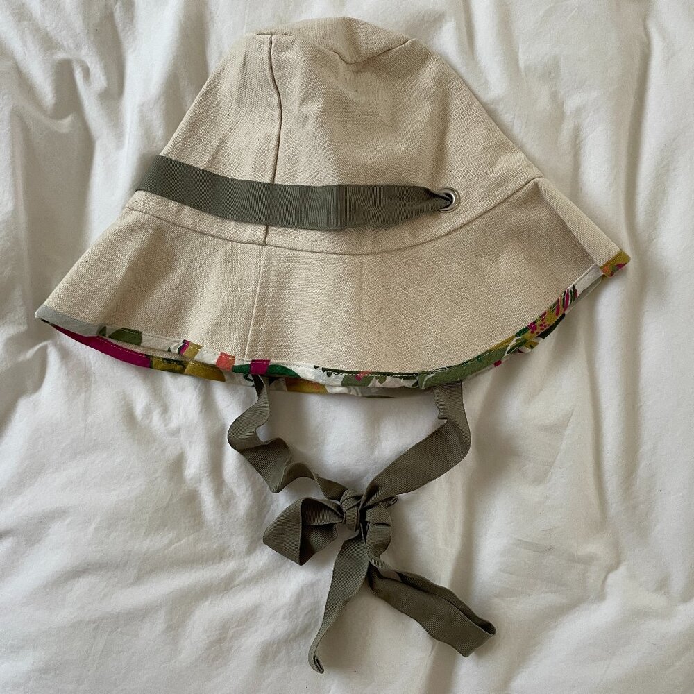 Gravel & Gold Canvas Gardening Hat